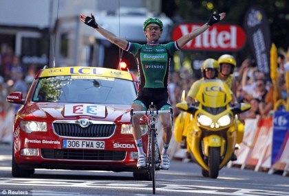 A lone Stage 16 win for Voeckler
