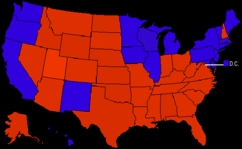 2000 Electoral Map