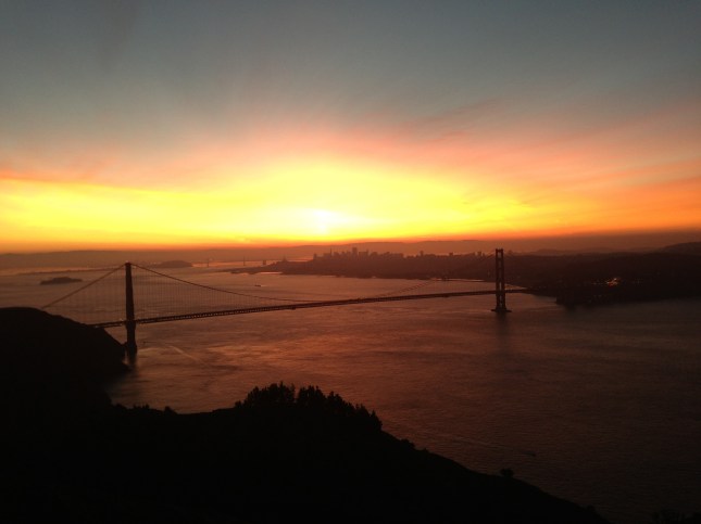 Looking East Just After 7:00am.