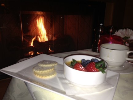 A Fireside Creme Brûlée 