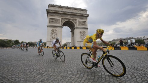 Nibali in Paris